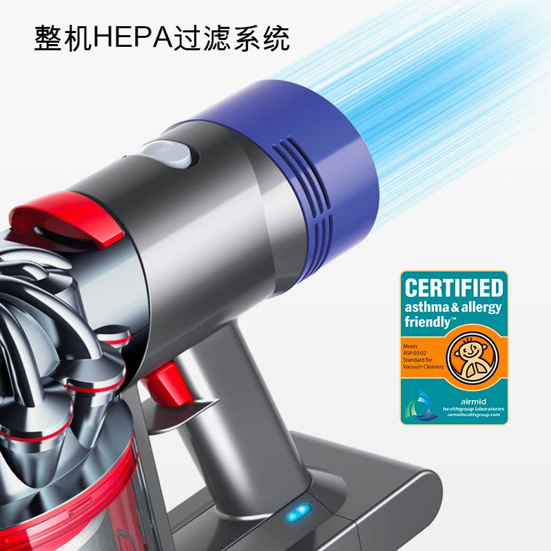 戴森(Dyson) 吸尘器 V8 Absolute 40分钟续航 无线手持吸尘器 双主吸头 家用除螨图片