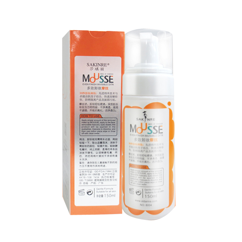 莎琪丽多效卸妆摩丝150ml