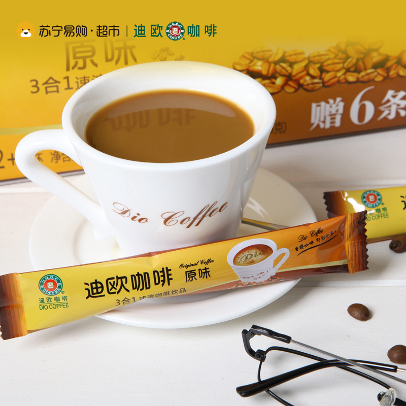 迪欧速溶咖啡原味15g×48条∕盒