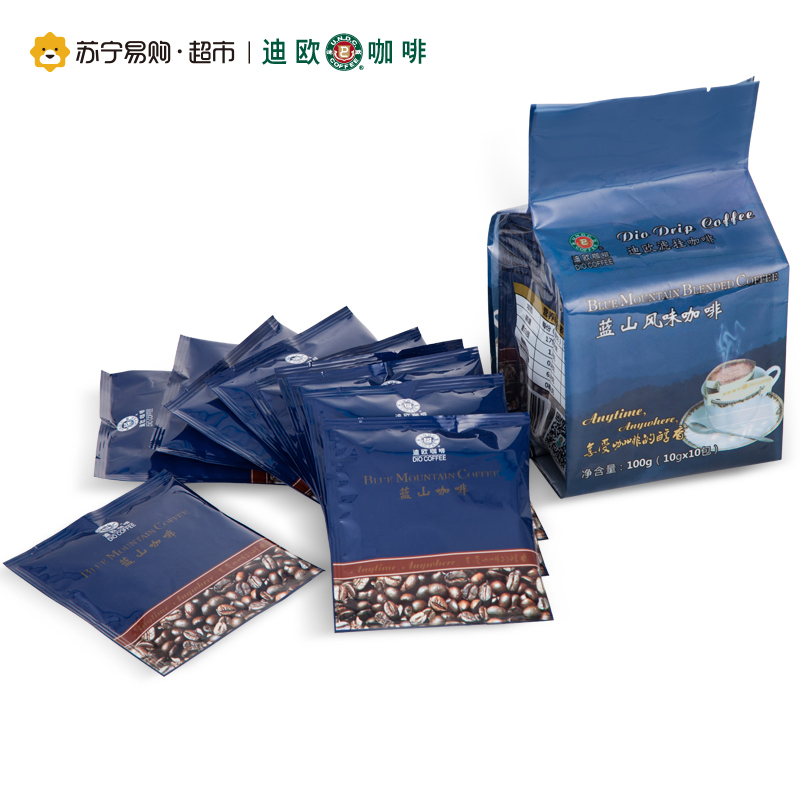 迪欧滤挂咖啡蓝山风味10g×10包∕袋