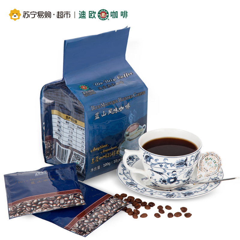 迪欧滤挂咖啡蓝山风味10g×10包∕袋