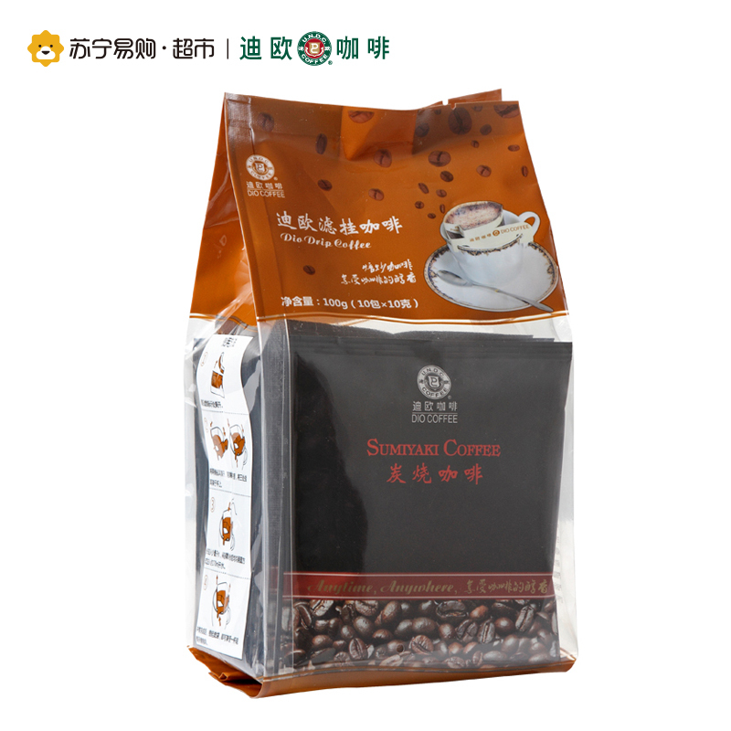迪欧滤挂咖啡炭烧风味10g×10包∕袋