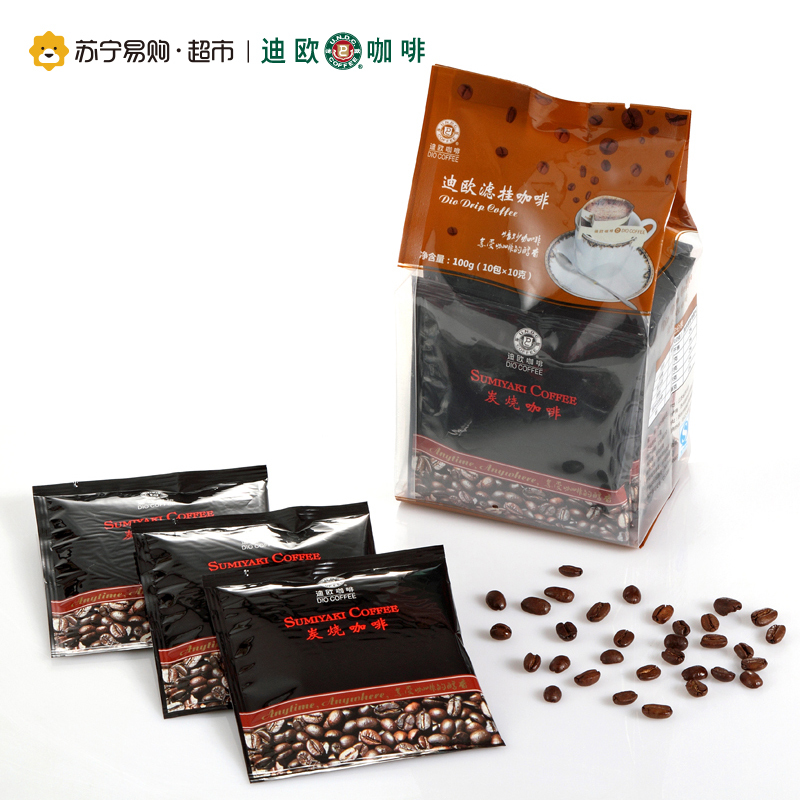 迪欧滤挂咖啡炭烧风味10g×10包∕袋