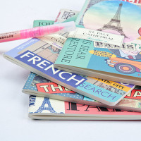 广博B5 40页怀旧复古系列踏线本