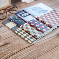 广博A5 40页格子英伦缝线本