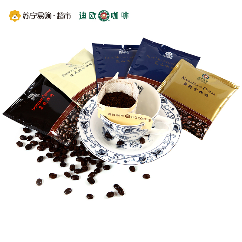 迪欧滤挂咖啡缤纷装10g×5包∕盒