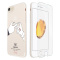 ESCASE 苹果iPhone8/7手机壳苹果8手机壳iPhone7保护壳全包软壳插画浮雕苹果7手机壳钢化膜套装