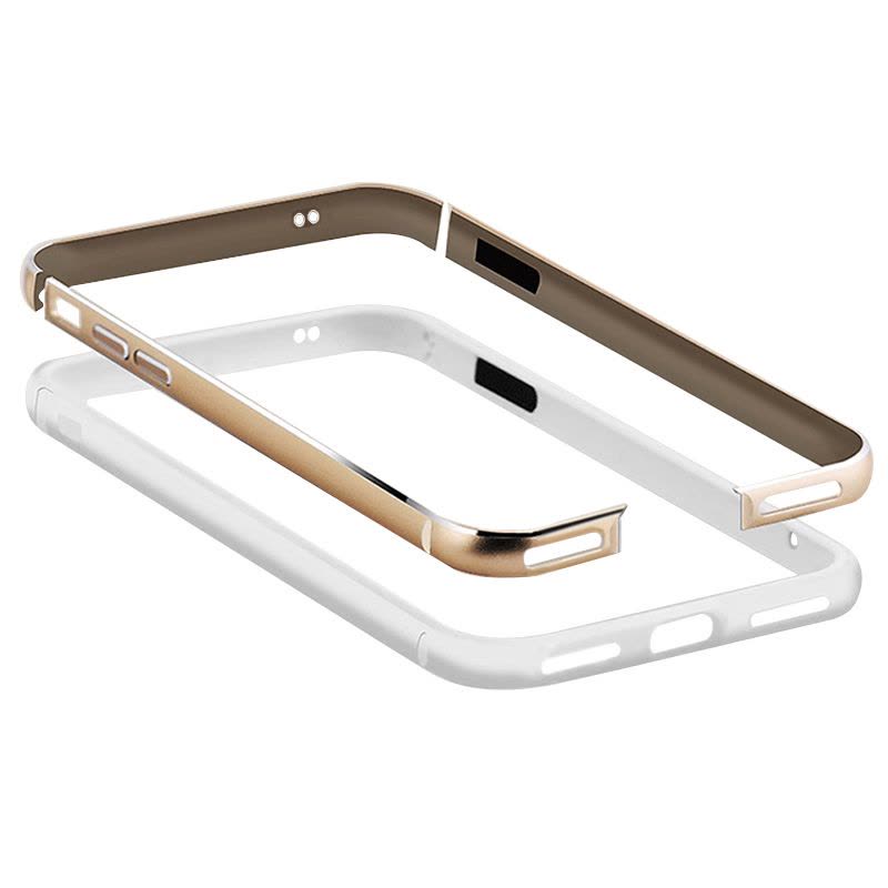 ESCASE 苹果iPhone8Plus手机壳苹果8P/7P手机壳 苹果7Plus保护壳 金属边框保护套 配挂绳图片