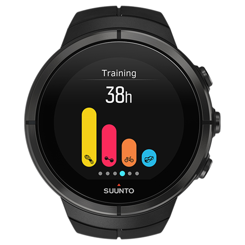 颂拓(SUUNTO)智能手表斯巴达极限运动表钛合金黑色SS022948000