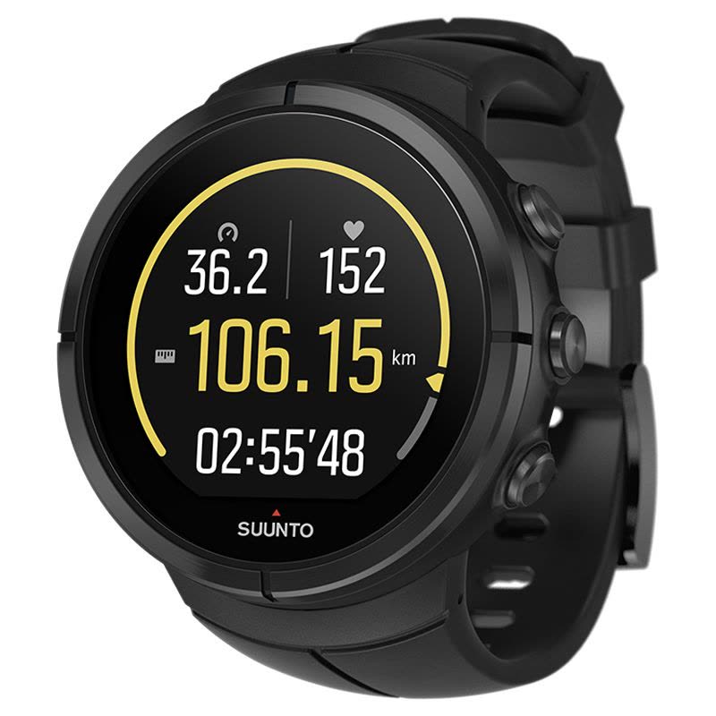 颂拓(SUUNTO)智能手表斯巴达极限运动表钛合金黑色SS022948000图片