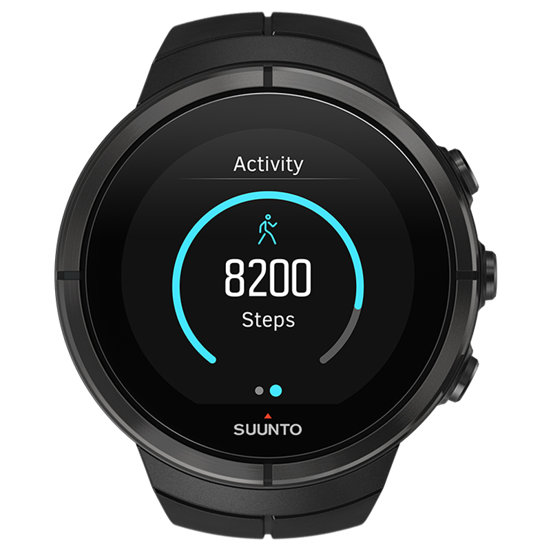 颂拓(SUUNTO)智能手表斯巴达极限运动表钛合金黑色SS022948000