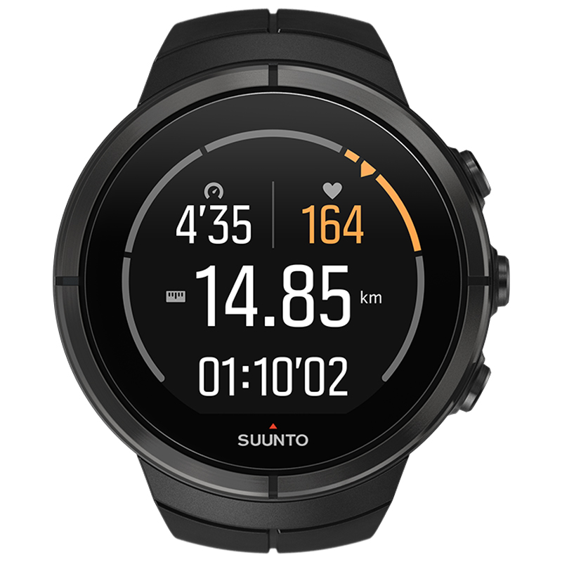 颂拓(SUUNTO)智能手表斯巴达极限运动表钛合金黑色SS022948000