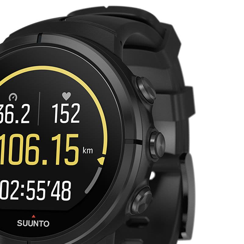 颂拓(SUUNTO)智能手表斯巴达极限运动表钛合金黑色SS022948000图片