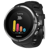 颂拓(SUUNTO)智能手表 斯巴达极限运动表精钢黑心率SS022951000