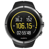 颂拓(SUUNTO)智能手表 斯巴达极限运动表精钢黑心率SS022951000