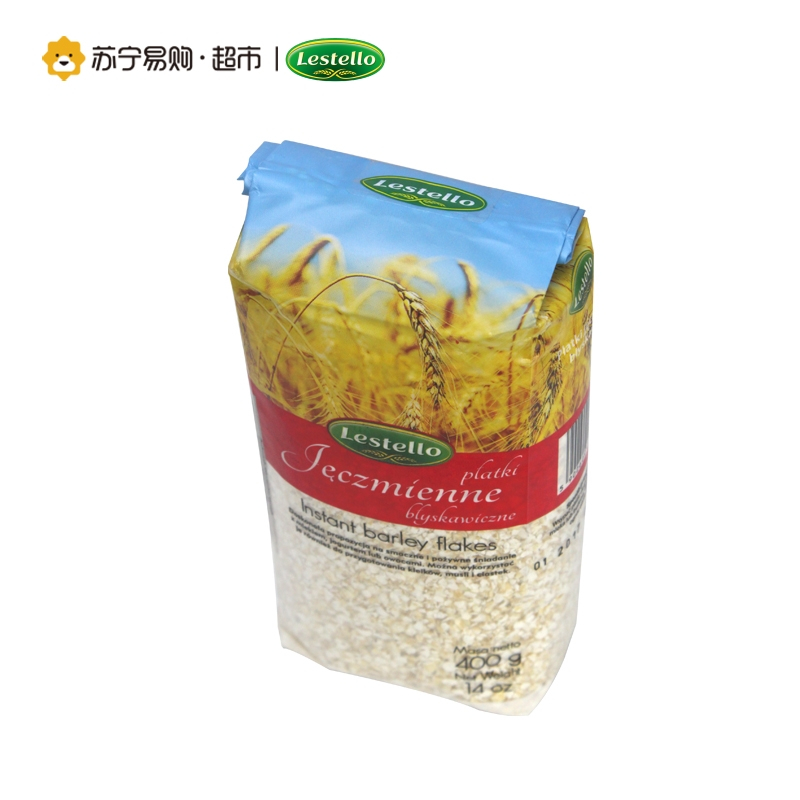 波兰进口 乐食粒快熟原味大麦片波兰原装进口谷物早餐 400g