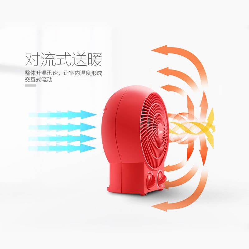 美的(Midea) 暖风机 NF18-17CW 三秒速热 无光无辐射 金属扇叶 取暖器图片