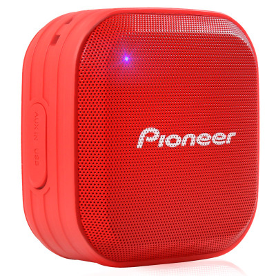 先锋(Pioneer)MOMO 立体声防水便携蓝牙音箱 BA501 (红色)