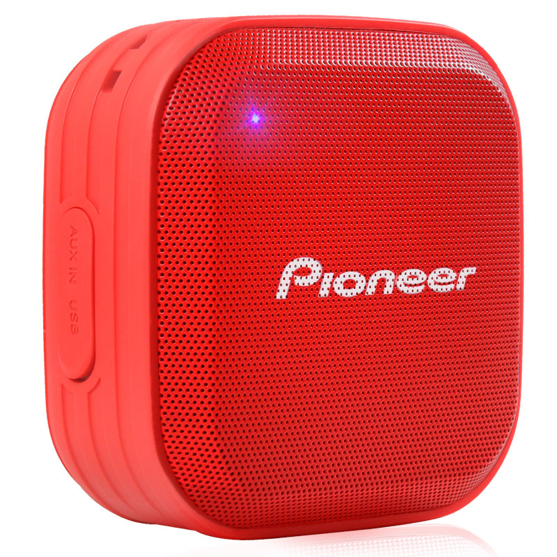先锋(Pioneer)MOMO 立体声防水便携蓝牙音箱 BA501 (红色)