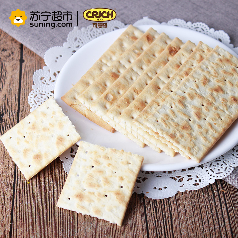 可意奇(CRICH)全麦梳打饼干250g/袋