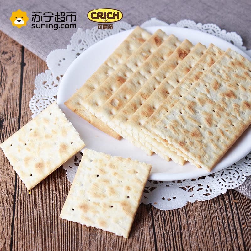 可意奇(CRICH)全麦梳打饼干250g/袋图片