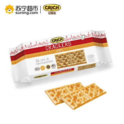 可意奇(CRICH)咸味梳打饼干250g/袋