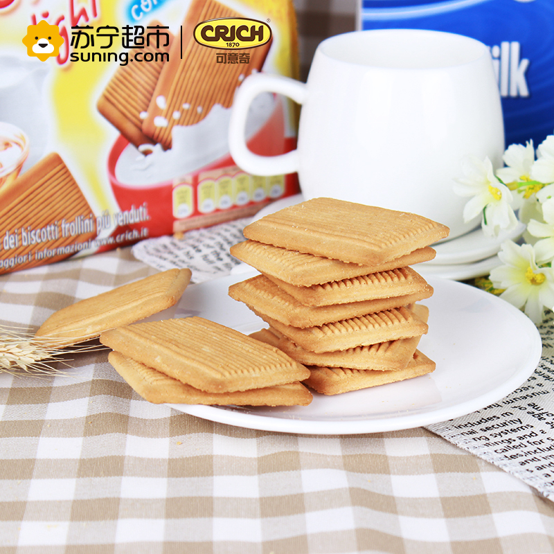 可意奇(CRICH)鲜奶蜂蜜饼干400g/袋