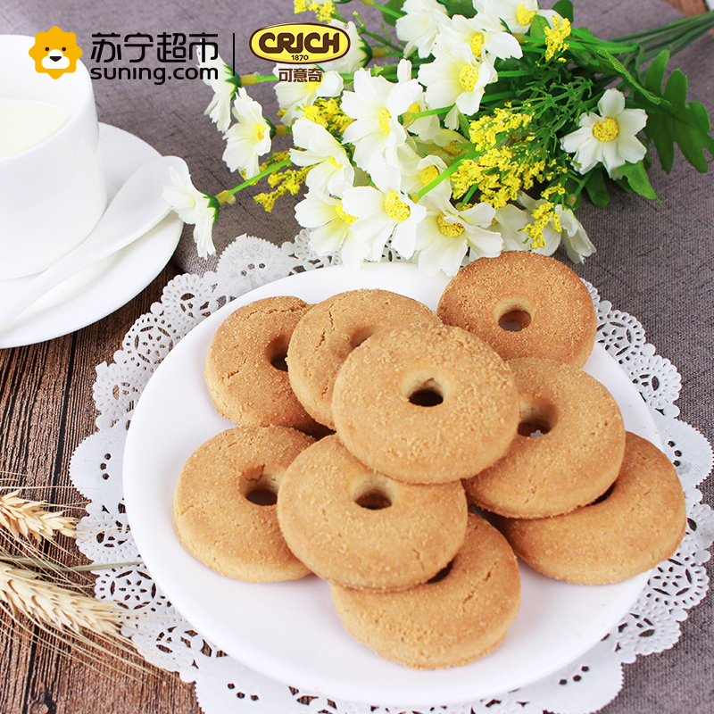 可意奇(CRICH)奶油圈饼干300g/袋