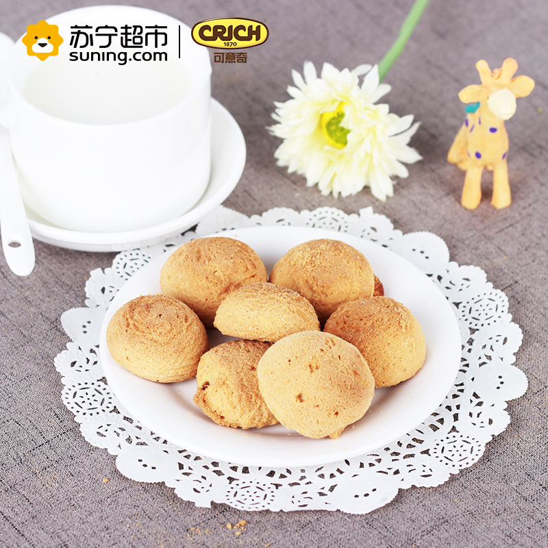 可意奇(CRICH)苹果夹心曲奇270g/袋