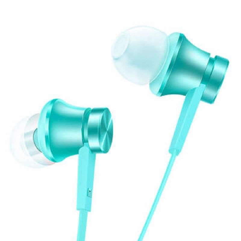 小米（MI）活塞耳机基础版 蓝色 入耳式线控手机耳机图片
