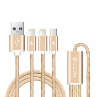 Devia APPLE iOS&Android&type-c智尚系列三接头数据线