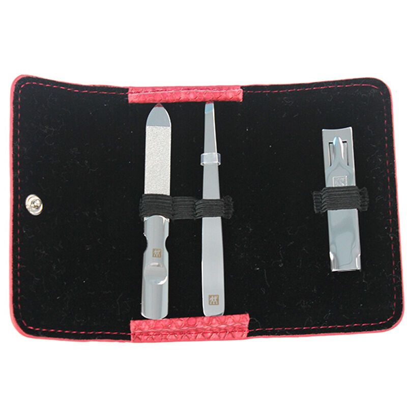 双立人指甲刀套装经典美甲3件套粉色&黑色可选97515-002-0