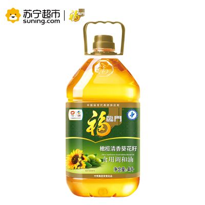 福临门 橄榄葵花食用调和油 4L