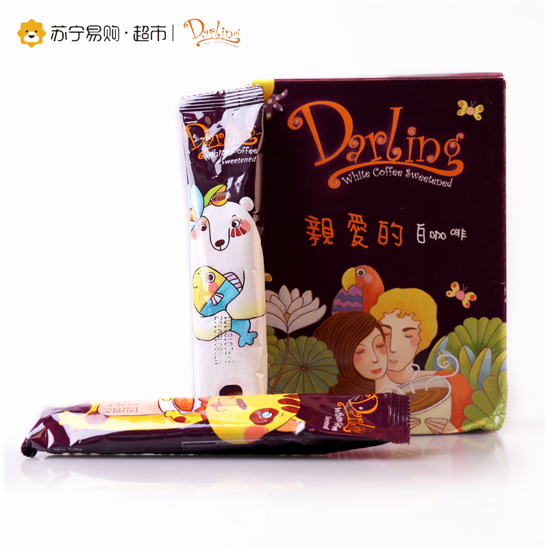 Darling 亲爱的 即溶咖啡固体饮料礼盒装 300g*4/盒 马来西亚进口