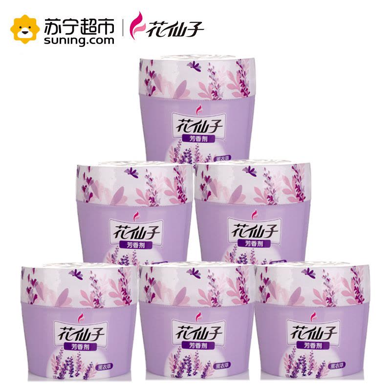 花仙子(Farcent)芳香剂 薰衣草特惠装 6入装 香薰用品 卫生间固体芳香剂 厕所空气净化除味剂图片