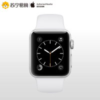 Apple watch Series1智能手表 38毫米 银色铝金属表壳 白色运动型表带 MNNG2CH/A