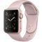 Apple Watch Sport Series 1 智能手表(38毫米玫瑰金色铝金属表壳搭配粉砂色运动型表带)
