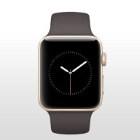 Apple Watch Series1智能手表 38毫米 深空灰色铝金属表壳 黑色运动型表带 MP022CH/A