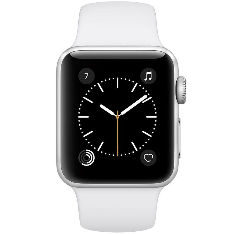 Apple Watch Sport Series 2 智能苹果手表(42毫米 银色铝金属表壳 白色运动型表带)图片
