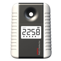 艾吉奥PM2.5检测仪雾霾检测仪粉尘检测仪器霾表空气净化器搭档空气质量检测仪环境监测仪家用象牙白