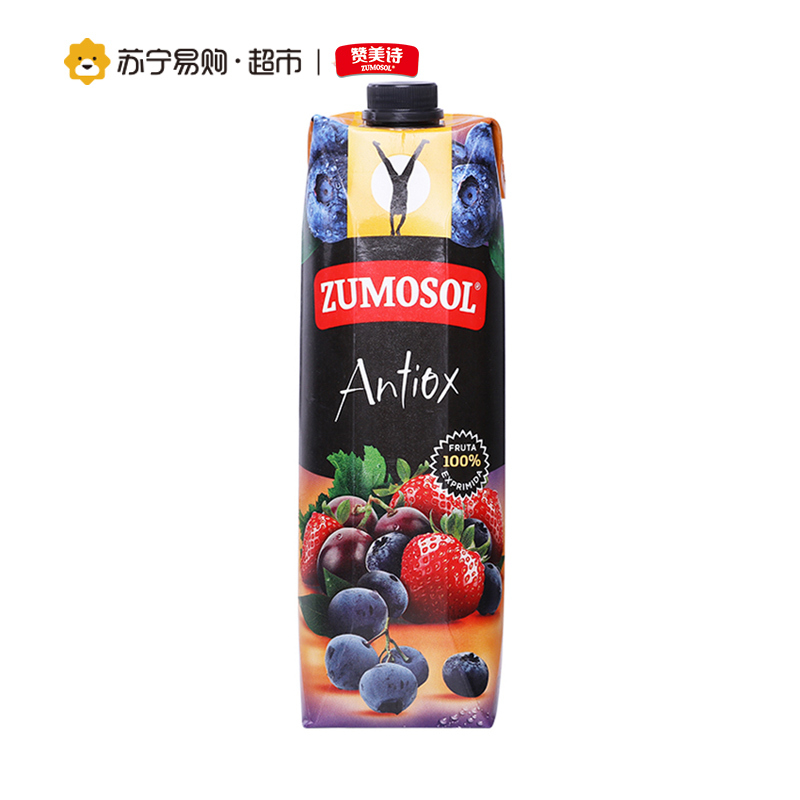 西班牙进口 赞美诗非浓缩还原NFC100%混合纯果汁 1L