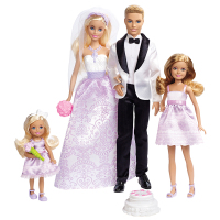 [苏宁自营]Barbie 芭比 婚礼组合套装 DJR88