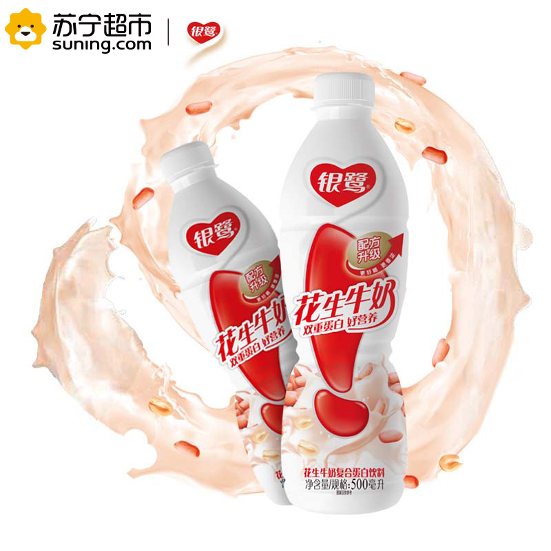 银鹭 花生牛奶 500ml*15