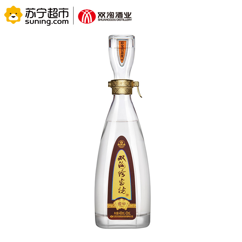 柔和双沟珍宝坊君坊41.8度480ml+20ml *6 整箱装