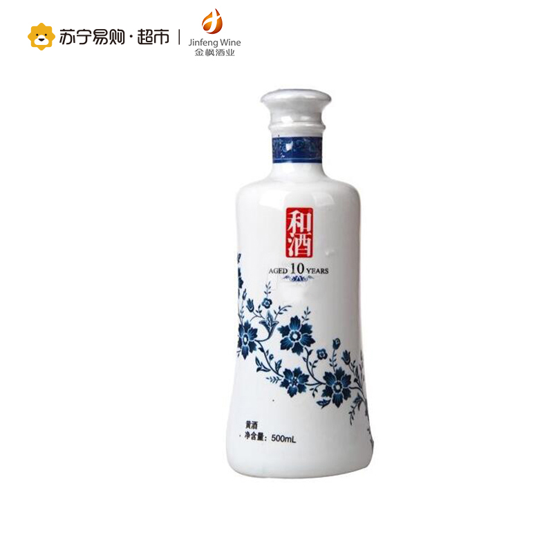 和酒 青花瓷 十年陈 黄酒 500ml