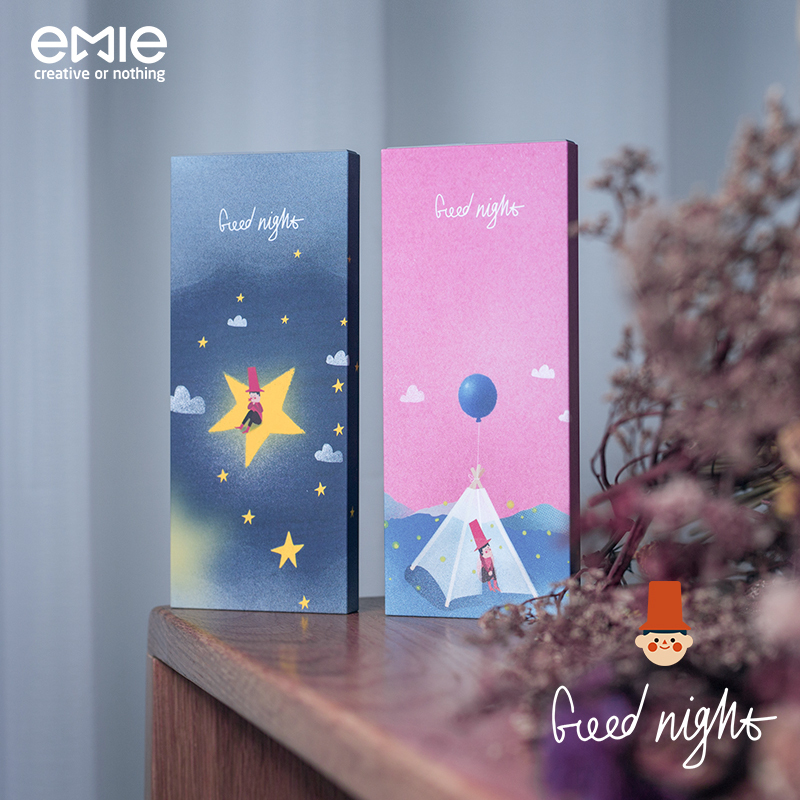 亿觅(emie)印记系列充电宝 10000毫安 轻薄便携移动电源 创意礼品 时尚涂鸦 晚安集 星星