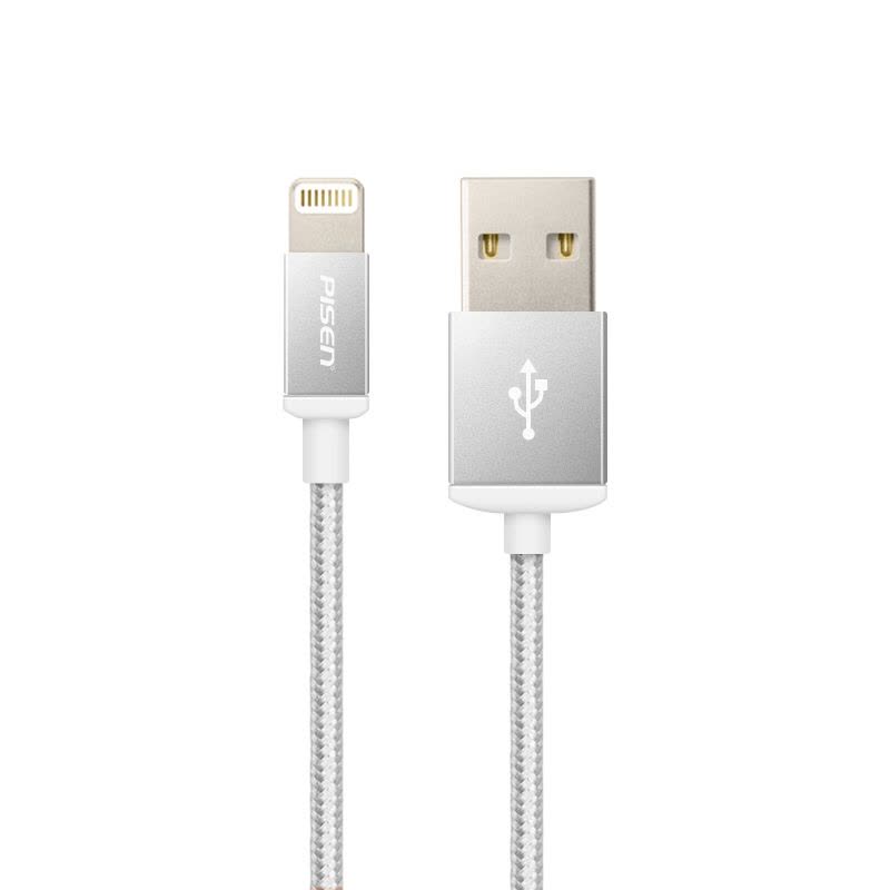 品胜 Apple Lightning双面USB数据充电线(1000mm)(银灰色)图片