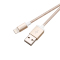 品胜 Apple Lightning双面USB数据充电线(1000mm)(香槟金)