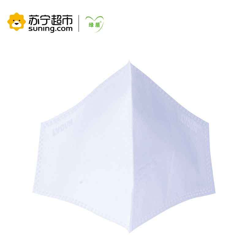 绿盾 抗菌防颗粒物口罩 微滤滤片儿童4片装
