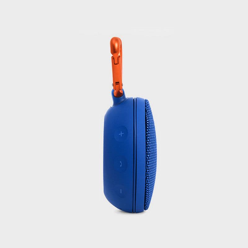 JBL Clip2 音乐盒2 蓝牙便携音箱 音响 户外迷你小音响 防水设计 高保真无噪声通话 便携式一体机2.1声道蓝色图片
